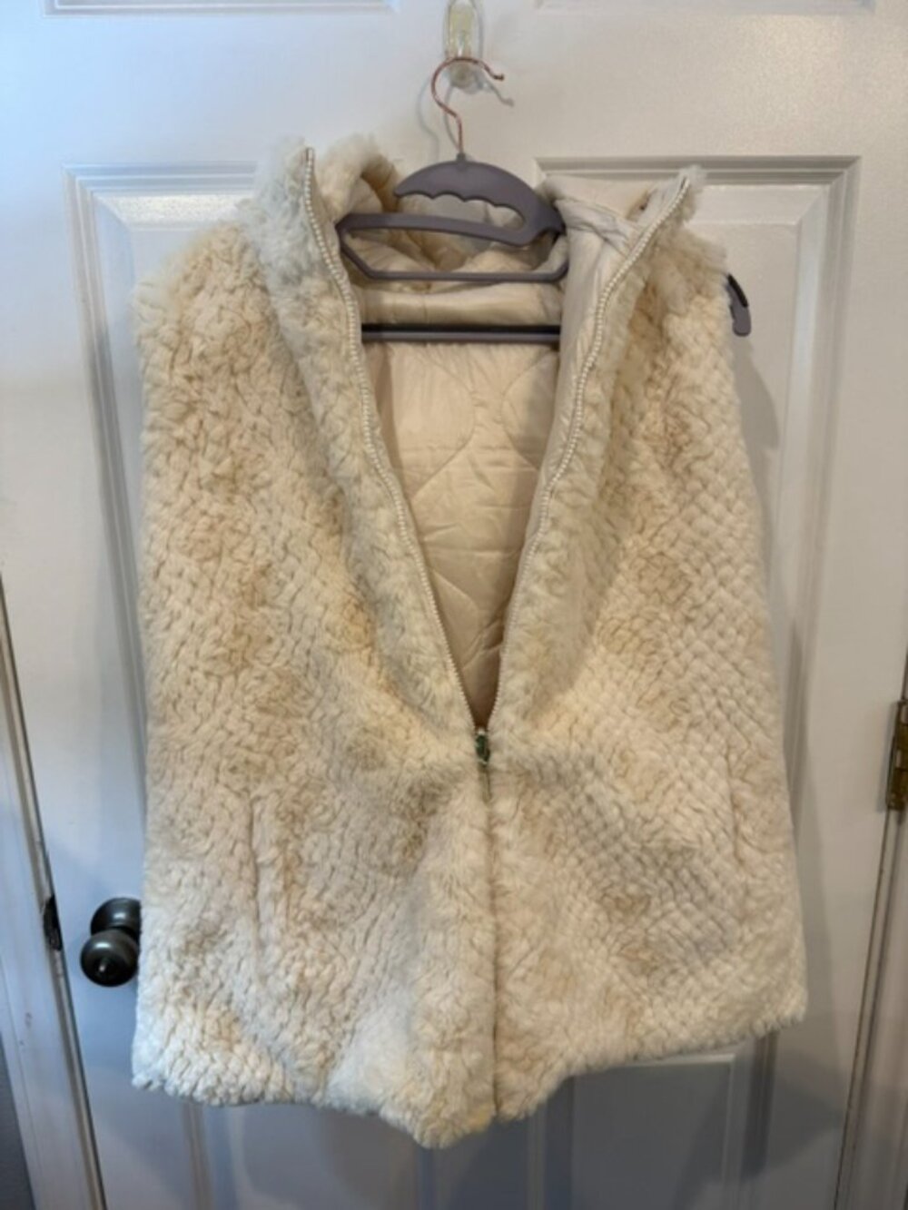 Johnson and Murphy Faux Fur Reversible Vest